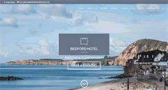 Desktop Screenshot of bedfordhotelsidmouth.co.uk